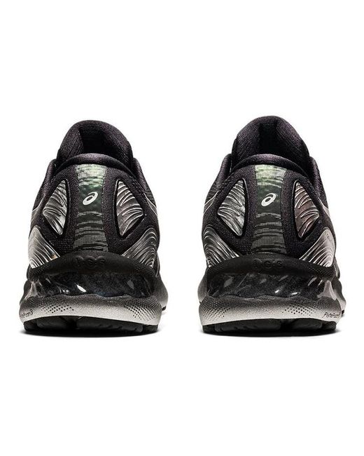 Asics Black Gel-Nimbus 23 Platinum Pure' for men
