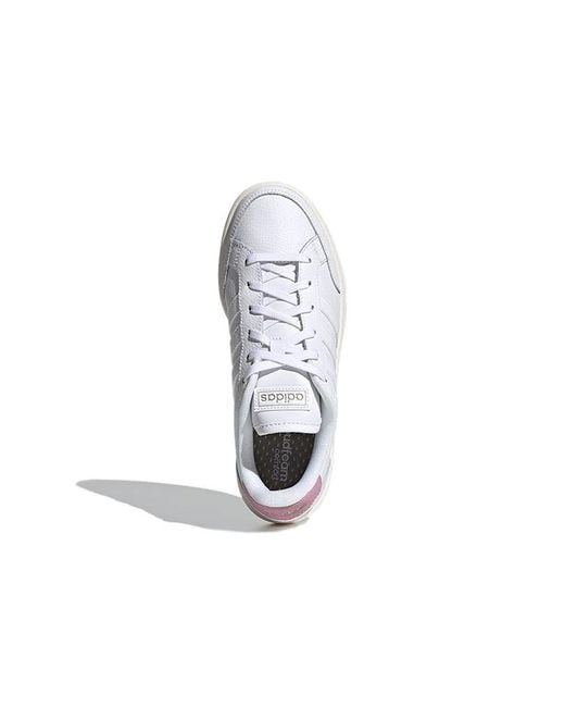 Adidas White Grand Court Se Tennis Shoes