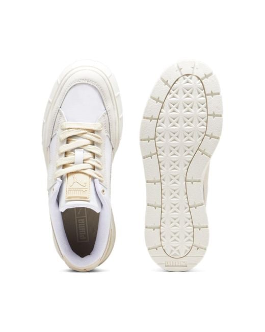 PUMA White (Wmns) Mayze Stack Luxe Alpine Snow'