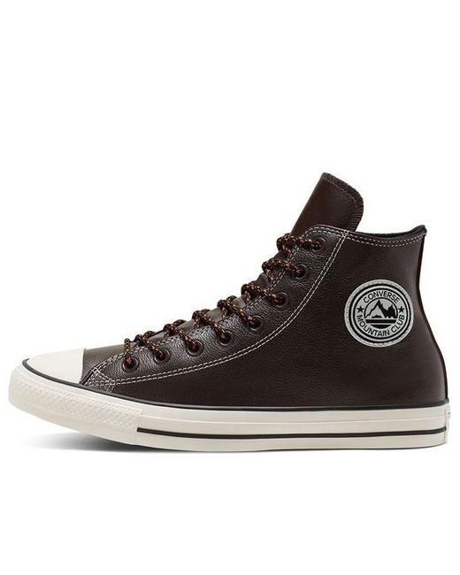 Converse Tumbled Leather Chuck Taylor All Star 'brown White' in Black for  Men | Lyst