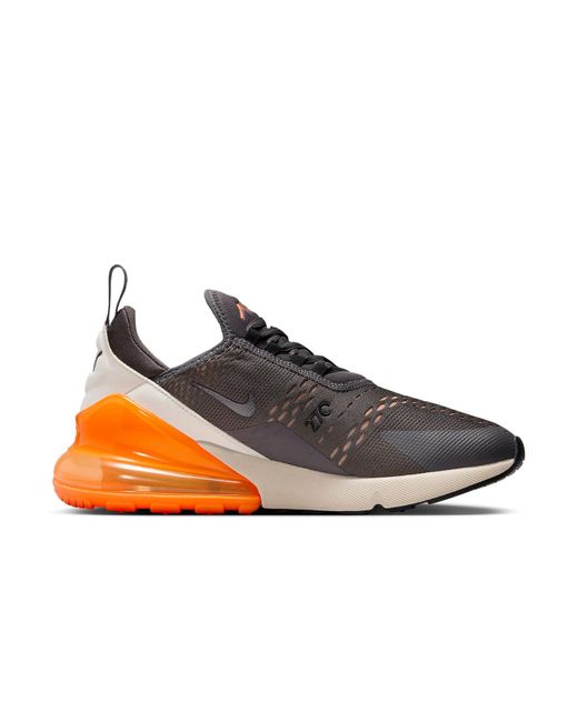 Nike Orange Air Max 270 'Thunder Total' for men