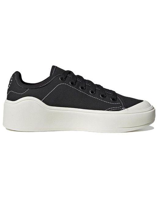 Adidas Black By Stella Mccartney Court Shoes 'Core Off' for men