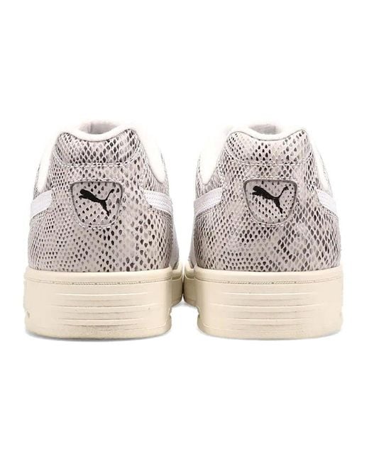 PUMA White Slipstream Low Retro Snake for men