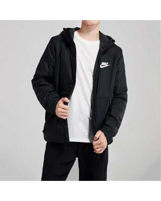 Nike Blue Sportswear Casual Sports Windproof Hooded for men