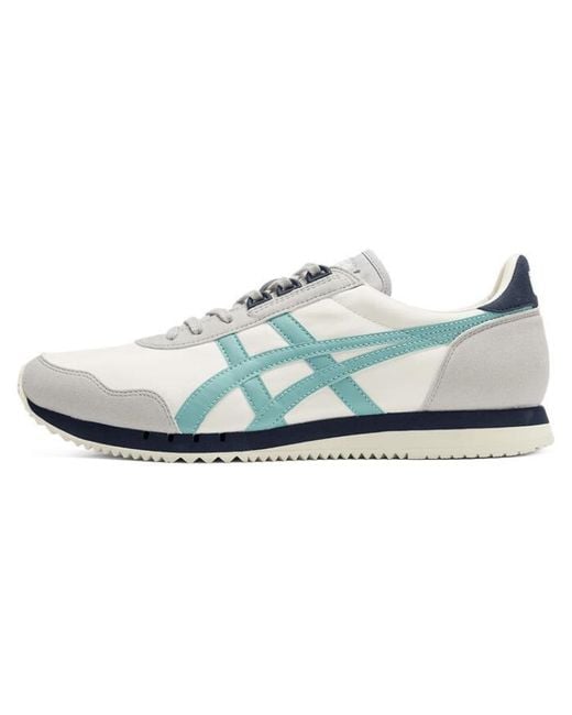 Onitsuka Tiger Blue Dualio Marathon Running Shoes 'Cream Aqua' for men
