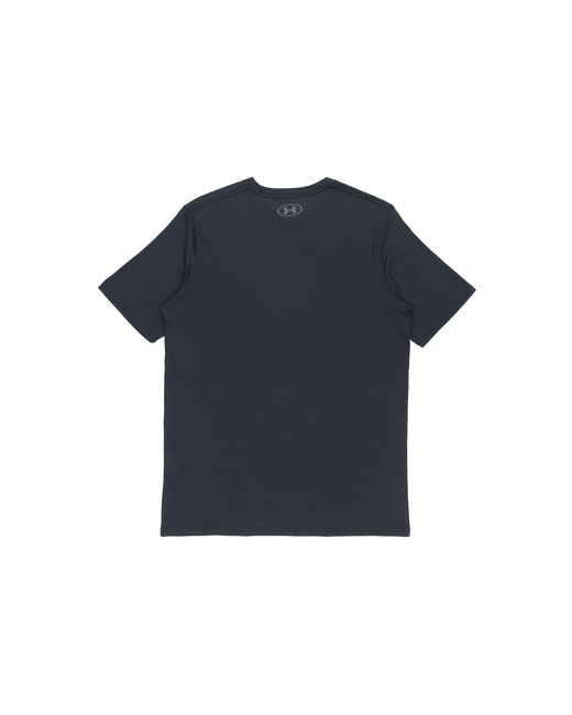 Under Armour Blue Team Issue Wordmark Casual Elastic Printing Short Sleeve for men