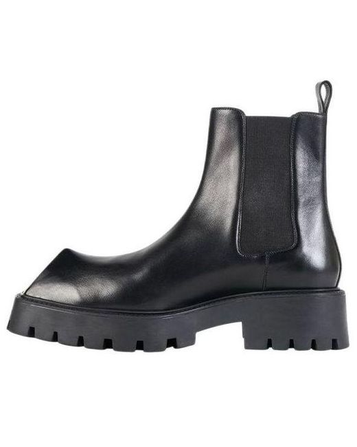 Balenciaga Black Rhino 20Mm Boots Smooth Calfskin' for men