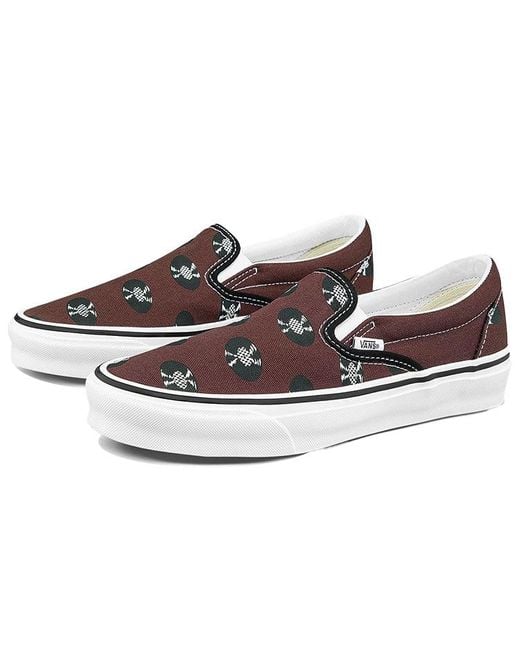 Vans Brown Wacko Maria X Og Classic Slip-On Records' for men