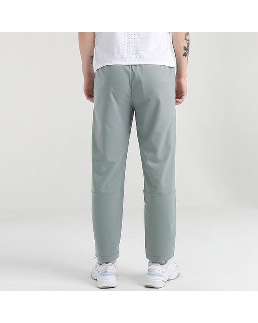 Nike Blue Team Woven Tattingcasual Long Pants for men