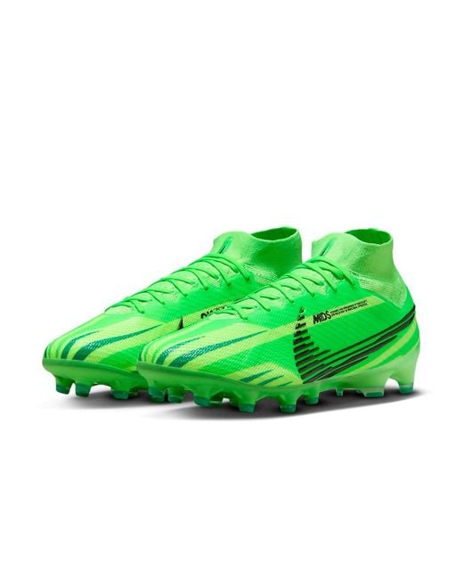Nike Green Mercurial Superfly 9 Mds Elite Ag-Pro 'Impact' for men