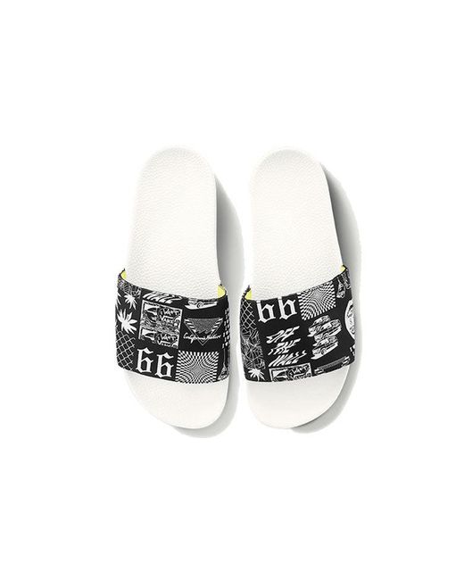Vans White Slide-On Slippers for men