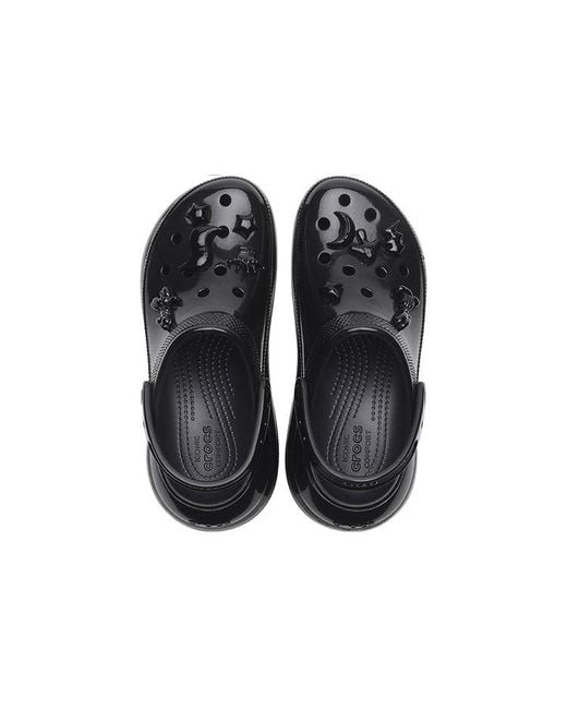 CROCSTM Black (Wmns) Crush High Shine Clogs
