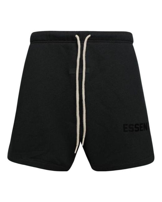 Fear Of God Black Ss23 Sweatshort 'Jet' for men