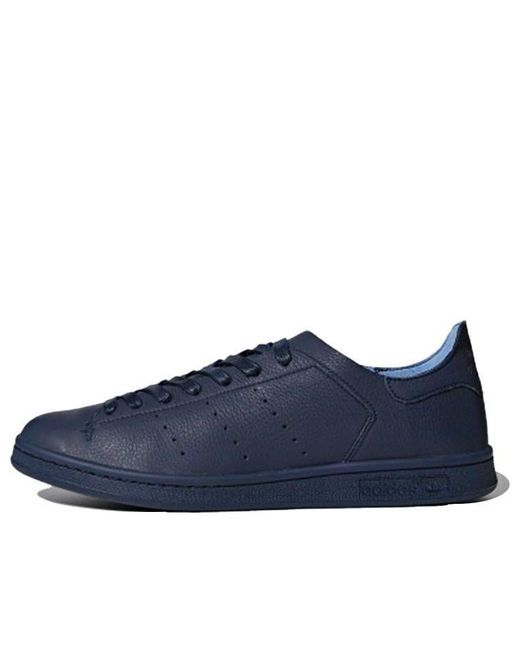 Adidas Blue Adidas Stan Smith Leather Sock for men