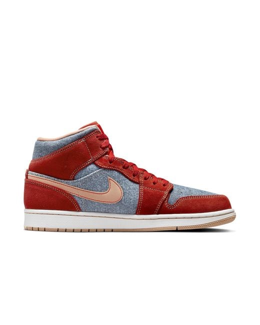 Nike Red 1 Mid 'Denim' for men