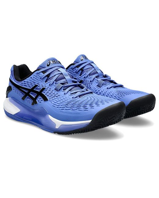 Asics Blue Gel-Resolution 9 Ac Tennis Shoes 'Sapphier' for men