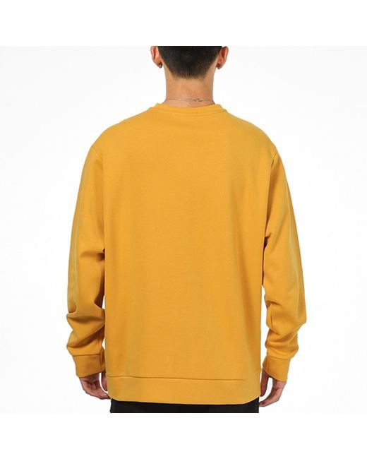 PUMA Yellow Crew Sweater for men