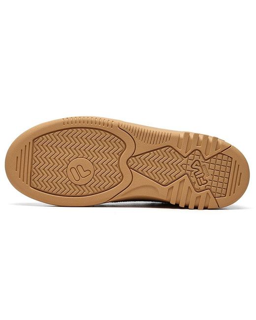Fila Brown (Wmns) High Top Retro Basketball Shoes Clay