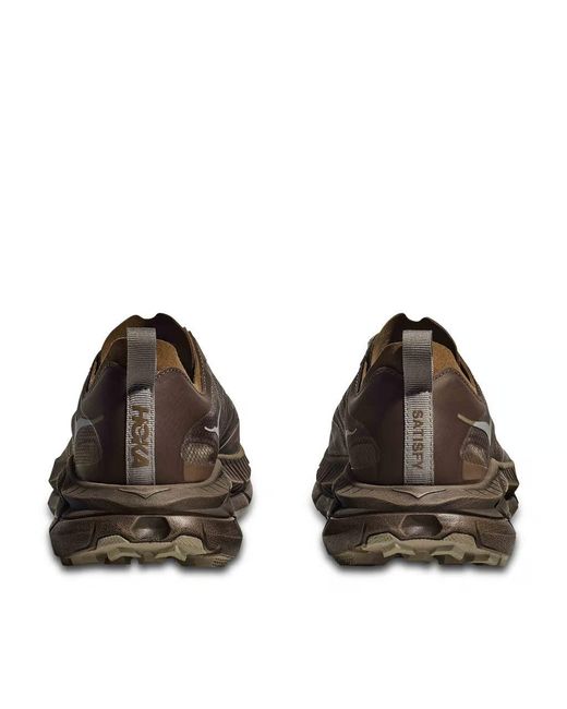 Hoka One One Brown X Satisfy Mafate Speed 4 Lite 'Rubber' for men