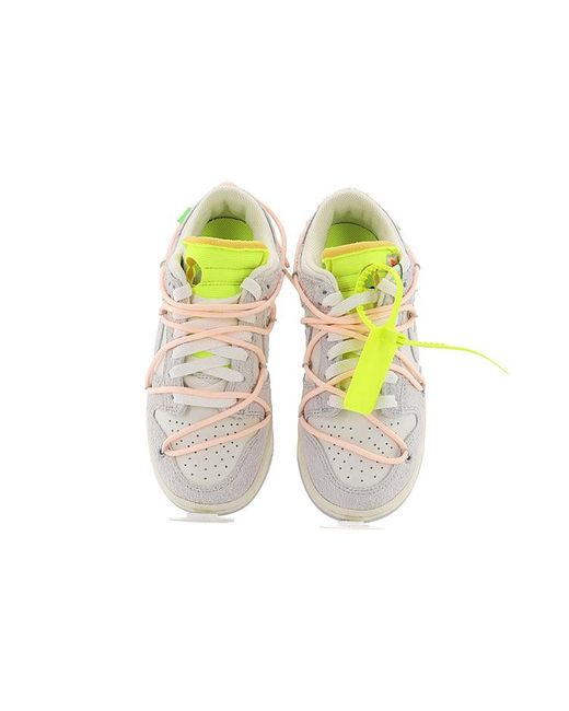 Nike Pink X Off- Dunk Low 'Lot 12 Of 50' for men