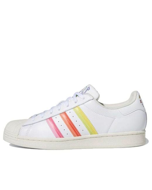 Adidas White Superstar 'Pride' for men
