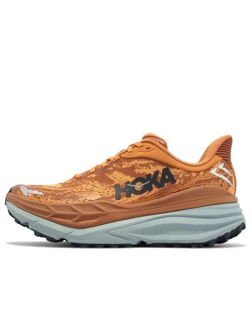 Hoka One One Brown Stinson 7 'Amber Haze' for men
