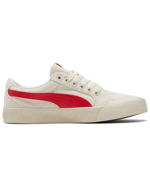 PUMA White C-Skate Vulc Sneakers for men