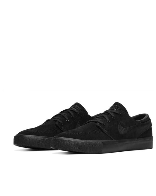 Nike Black Sb Zoom Stefan Janoski Canvas Rm Skate Shoes for men