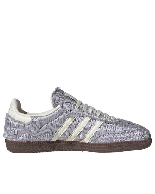 Adidas White X Caroline Hu Samba Og 'Satin Metallic' for men