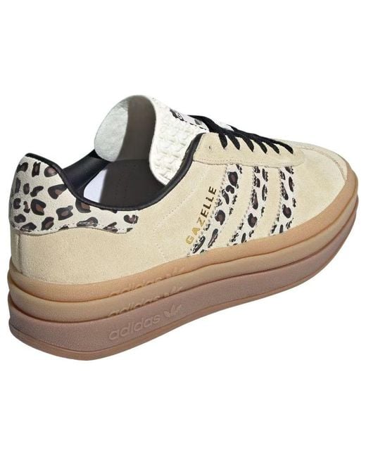 adidas (Wmns) Gazelle Bold 'Cream Leopard' in Natural | Lyst