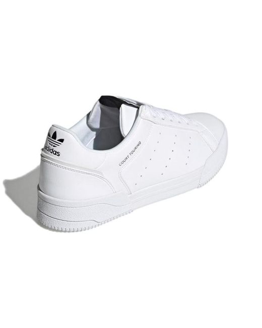 Adidas White Originals Court Tourino for men