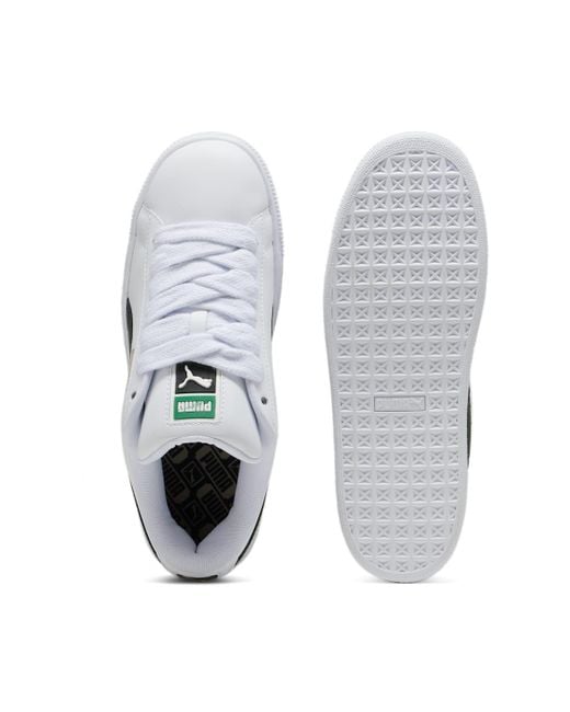 PUMA White Suede Xl for men