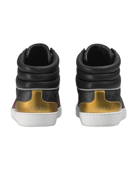 Gucci Black Ace Gg High Top for men