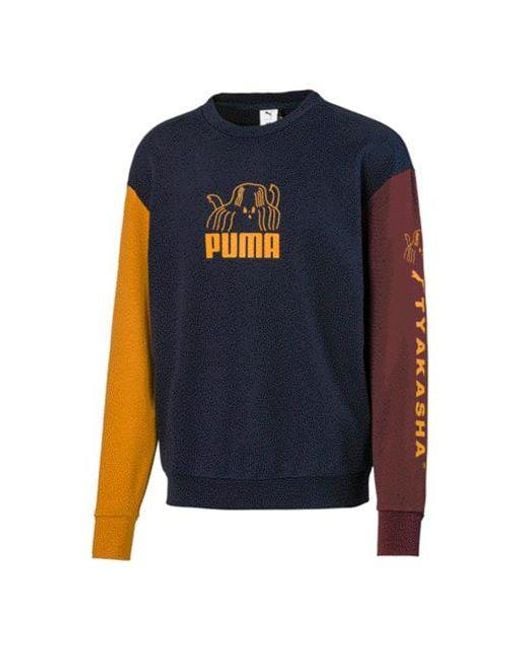 PUMA Blue X Tyakasha Crossover Round Neck for men