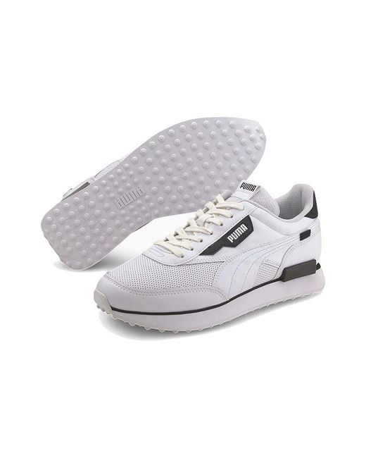 PUMA White Future Rider Contrast for men