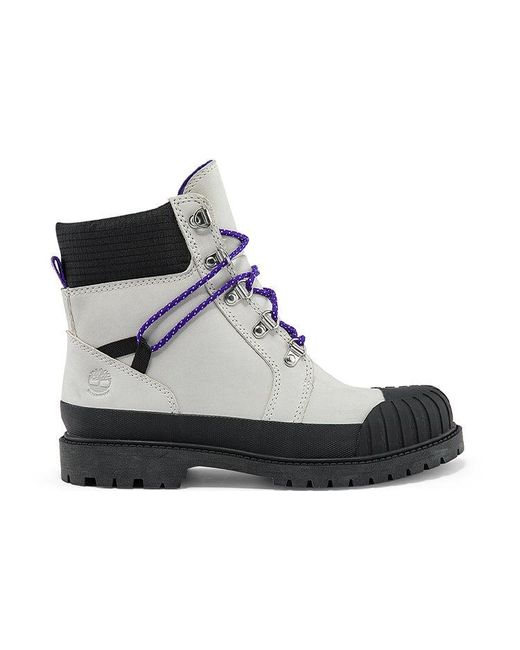 Timberland Black (Wmns) Heritage Rubber Toe 6 Inch Hiking Boot