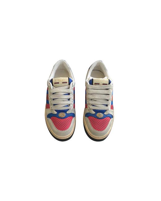 Gucci Blue (Wmns) Screener Leather 'Off'