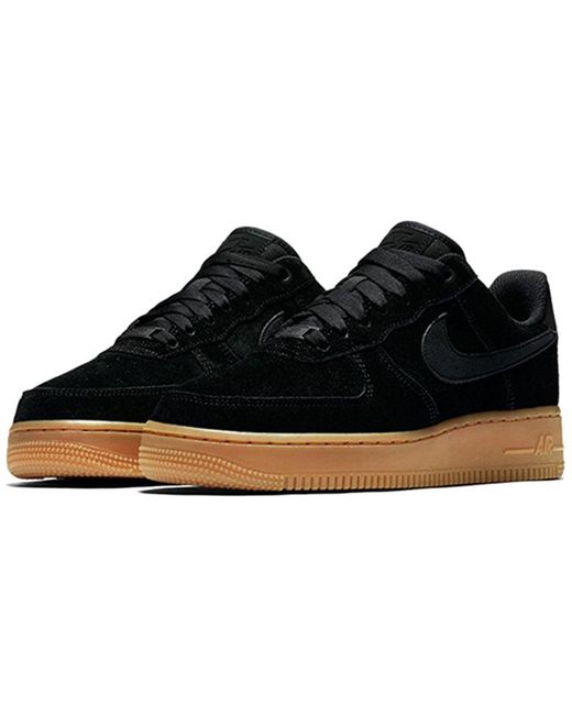 Nike Black (Wmns) Air Force 1 Low ' Gum'