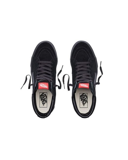 Vans Black Sk8-Hi Suede' for men