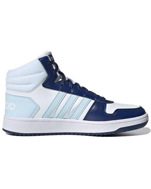 Adidas Blue (Wmns) Hoops 2.0 Mid