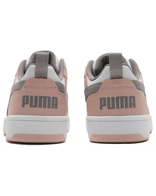PUMA White (Wmns) Rebound V6 Low 'Rose Quartz'