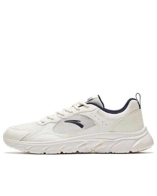 Anta White Running Series Sneakers' for men