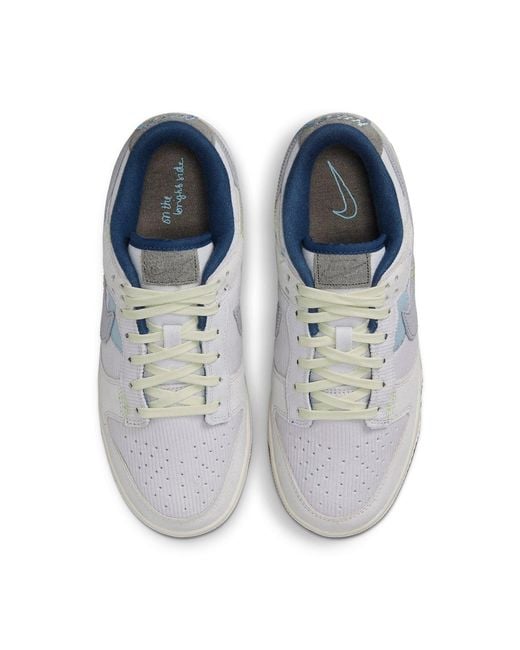Nike White Air Jordan Dunk Low 'on The Bright Side - Photon Dust'