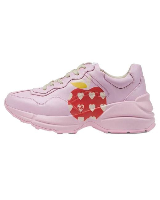 Gucci Pink (Wmns) Rhyton Apple'