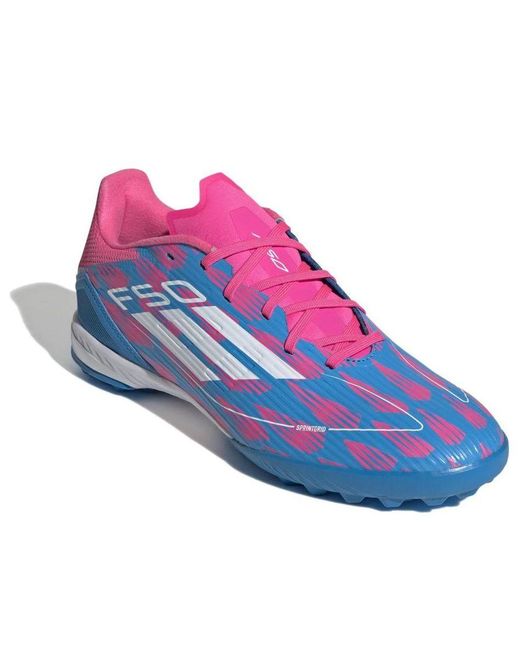 Adidas Blue F50 League Turf 'Solar Cloud Solar' for men