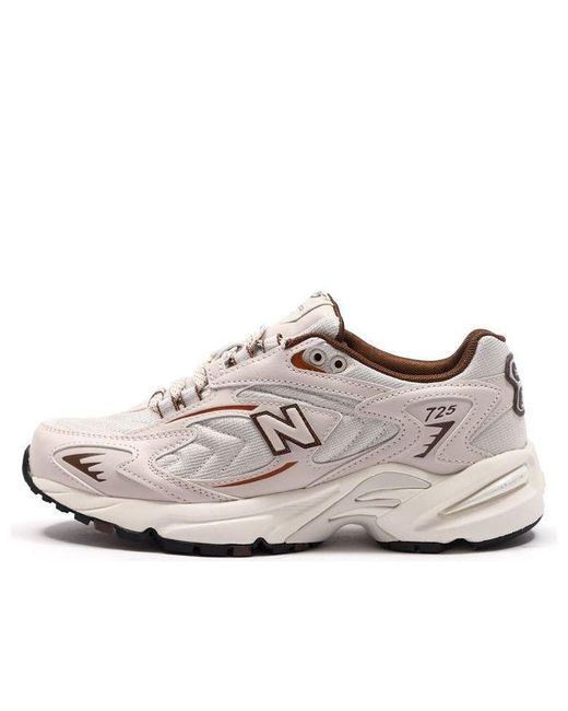 New Balance White 725 Series Low Tops Retro for men