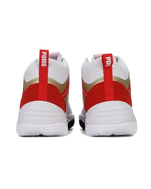 PUMA White Rebound Future Evo Mid-Top for men