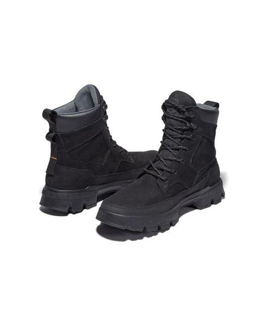 Timberland Black Originals Ultra Waterproof Boots 'Jet Barefoot Buffed' for men