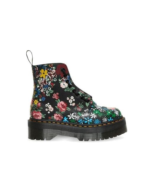 Dr. Martens Green (Wmns) Sinclair Jungle Mash Pascal Mid-Top Martin Boots