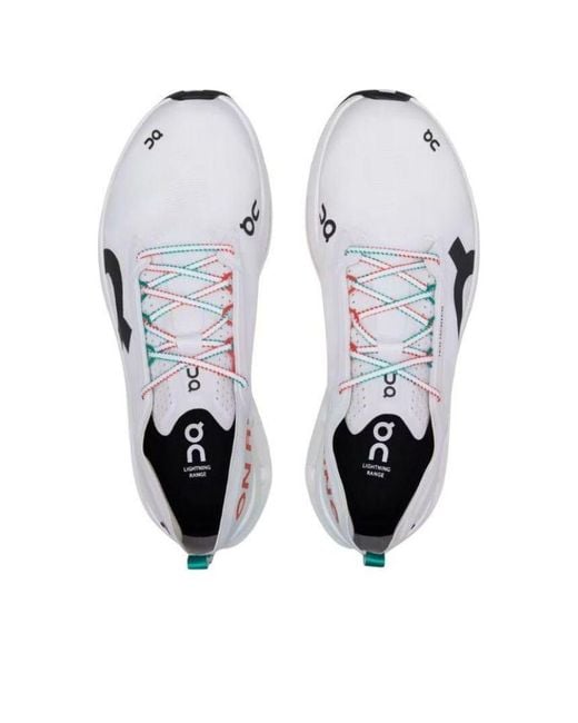 On Shoes White Cloudboom Zone Flame' for men